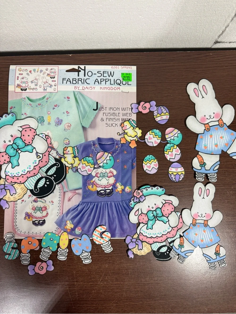 Daisy Kingdom Fabeic Appliqués 90’s Vintage Cottage Core